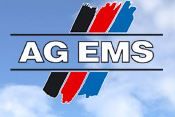 Logo der AG Ems. Reederei für den Fährverkehr nach Borkum.